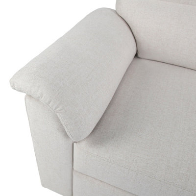 Tivoli 2 Seater Pull out Sofa Bed in Soft Woven Fabric Oatmeal