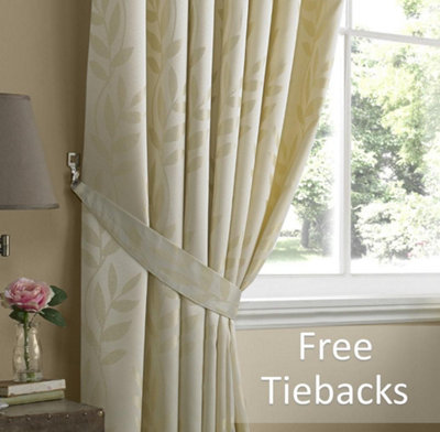 Tivoli Eyelet Ring Top Curtains Cream