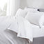TLC 5 Star 240TC Fitted Sheet White