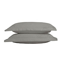 TLC 5 Star 480TC Oxford Pillowcase Grey
