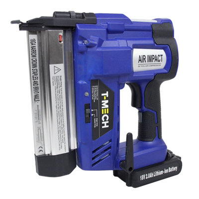 BHTOP 20V Cordless Brad Nail Gun, 2 in 1 Staple Gun, Battery