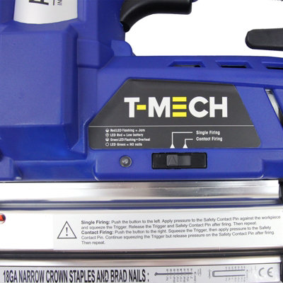 TMech  18V Cordless 2 in 1 Nail and Staple Gun - 5