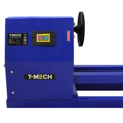 TMech 400W Wood Lathe with 6 FREE woodturning chisels - 5