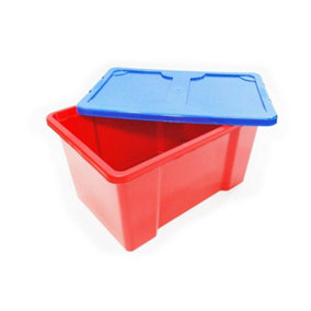 TML Box With Lid Red/Dark Blue (One Size)