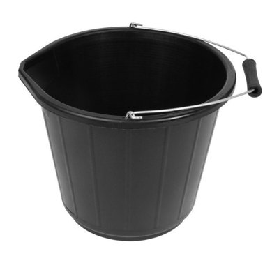 TML Multi Purpose Builders Bucket Black (14L) | DIY at B&Q