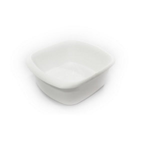 TML Rectangular Plastic Bowl White (11L)