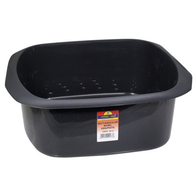 TML Rectangular Washing Up Bowl Graphite (One Size)