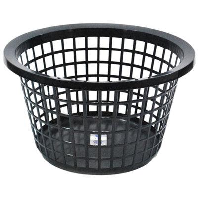 TML Round Laundry Basket Graphite (One Size)