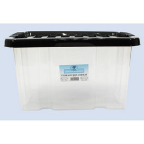TML Storage Box & Lid Clear (43 x 32 x 24cm)