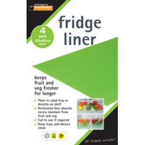 Toastabags Fridge Liner (Pack of 4) Green (40cm x 20cm)