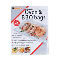 Toastabags Oven and BBQ Bags (Pack of 10) Clear (One Size)