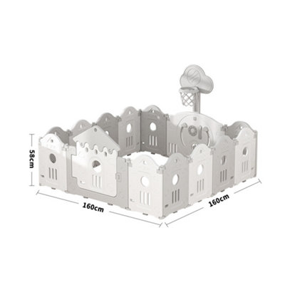 Toddler Playset Activity Center with Playpen,Crawling Mat