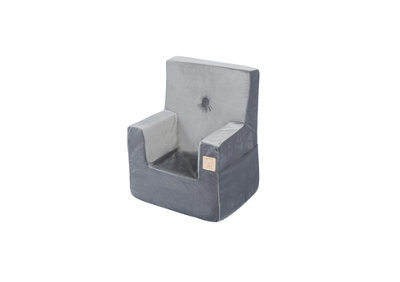 Toddlers Foldie Seat w/ Side Pocket - Grey