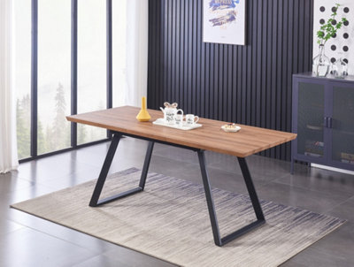 Toga Extendable Dining Table Single, Brown