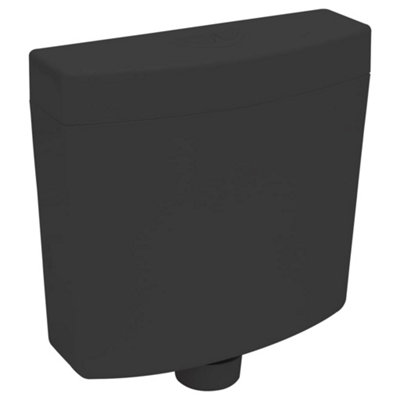 Toilet Cistern with Bottom Water Inlet 3/6 L Black - 3