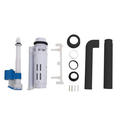 Toilet Cistern with Bottom Water Inlet 3/6 L Black - 6