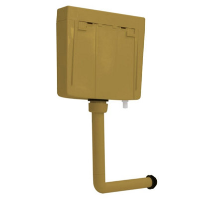 Toilet Cistern with Bottom Water Inlet 3/6 L Curry
