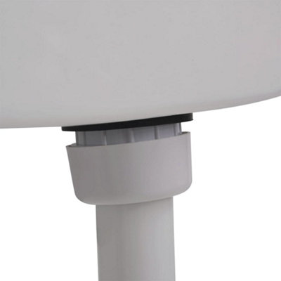 Toilet Cistern with Bottom Water Inlet 3/6 L Grey - 3
