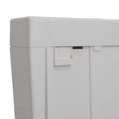 Toilet Cistern with Bottom Water Inlet 3/6 L Grey - 4