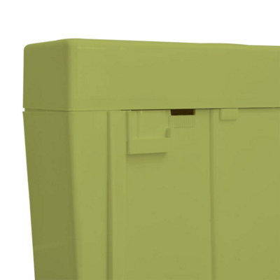 Toilet Cistern with Bottom Water Inlet 3/6 L Olive - 4