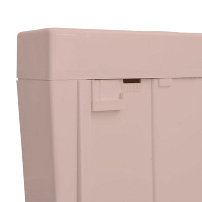 Toilet Cistern with Bottom Water Inlet 3/6 L Salmon - 4