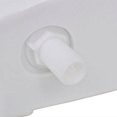 Toilet Cistern with Bottom Water Inlet 3/6 L White - 4