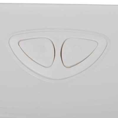 Toilet Cistern with Bottom Water Inlet 3/6 L White - 7