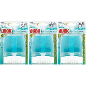 Toilet Duck 3-in-1 Rimblock Holder Cool Mist 55ml (Pack of 3)