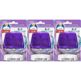 Toilet Duck Rimblock Holder Purple, 55ml (Pack of 3)