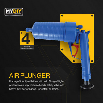 thumbnail image 2 of Toilet Plunge Blaster, High-Pressure Air Drain Blaster Plunge Blaster Multi-drai 2 of 13
