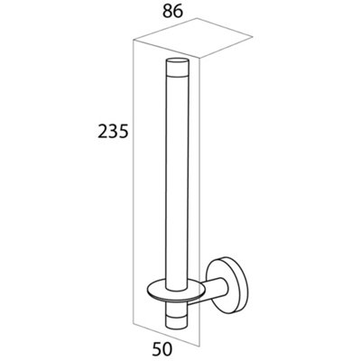 Toilet Roll Holder Boston Chrome - 4