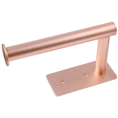 thumbnail image 2 of SWHYGER Brushed Gold Toilet Paper Holder - SUS304 Stainless Steel Wall Mount TP Holder For Big Rolls 2 of 14