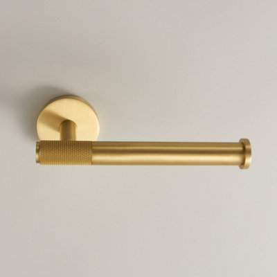 Toilet Roll Holder Wall Mounted,  Luxury Toilet Paper Holder, Sleek Design, Durable Brass Material, Stylish Bathroom Accessory
