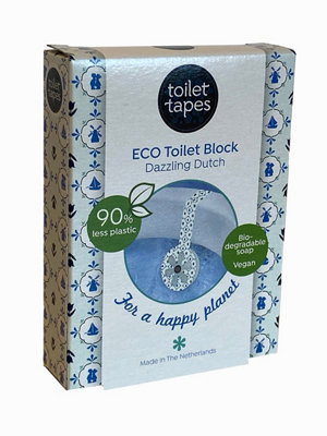 Toilet Tapes - pack of 5 ECO toilet blocks. Dazzling Dutch fragrance.