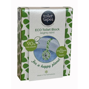 Toilet Tapes pack of 5 ECO toilet blocks. Mighty Mint fragrance.