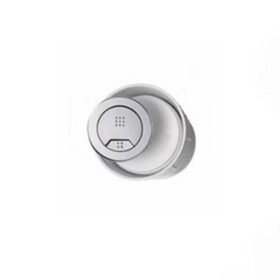 Toilet WC Concealed Cistern Dual Flush Hidden Unit Wall Hung Chrome Button - 3