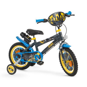 Toimsa Batman 14" Childrens Bicycle - Black - w/ Removable Stabiliser