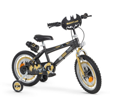 Toimsa Batman 16" Childrens Bicycle - Black - w/ Removable Stabiliser