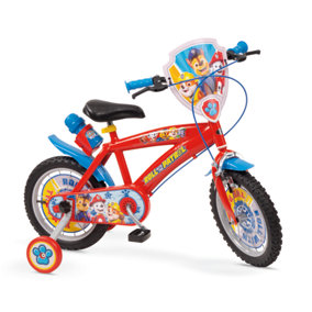 Toimsa Paw Patrol 14" Bicycle Red Childrens Bike w/ Removable Stabiliser