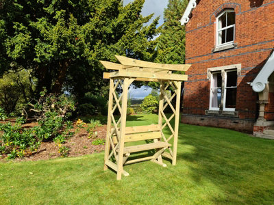 TOKYO ARCH 4FT WITH ASHCOMBE BENCH - 5