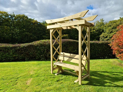 TOKYO ARCH 4FT WITH ASHCOMBE BENCH - 6