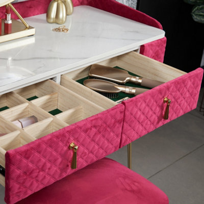Quilted dressing table discount