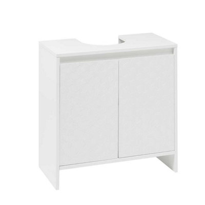 Tokyo White Freestanding Under Sink Bathroom Storage Cabinet