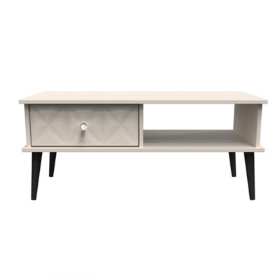 Toledo 1 Drawer Coffee Table in Kashmir Matt (Ready Assembled)