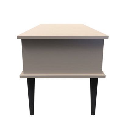 Toledo 1 Drawer Coffee Table in Mushroom (Ready Assembled)
