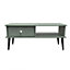 Toledo 1 Drawer Coffee Table in Reed Green (Ready Assembled)