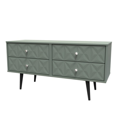 Toledo 4 Drawer Bed Box in Reed Green (Ready Assembled)
