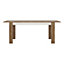 Toledo extending dining table in White and Oak