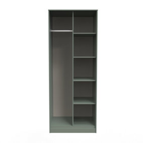 Toledo Open Wardrobe in Reed Green (Ready Assembled)