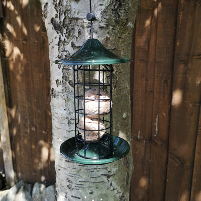 Tom Chambers Oriental Stylish Garden Wild Bird Hanging Green Metal Fat Ball Feeder Price Comparisons | Compare The Build